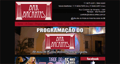 Desktop Screenshot of barbacantes.com.br
