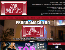 Tablet Screenshot of barbacantes.com.br